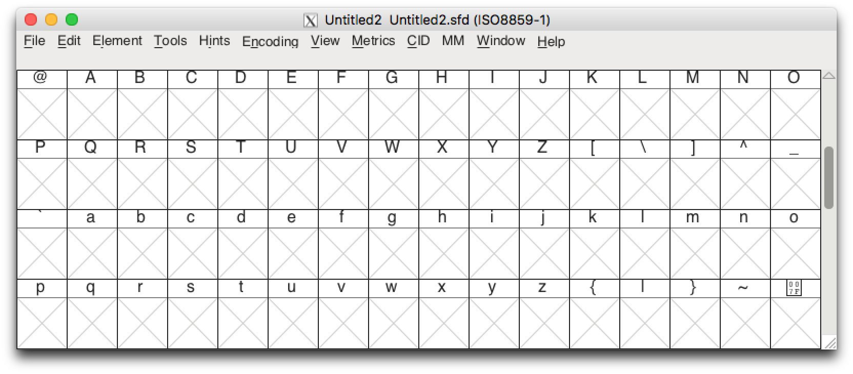FontForge